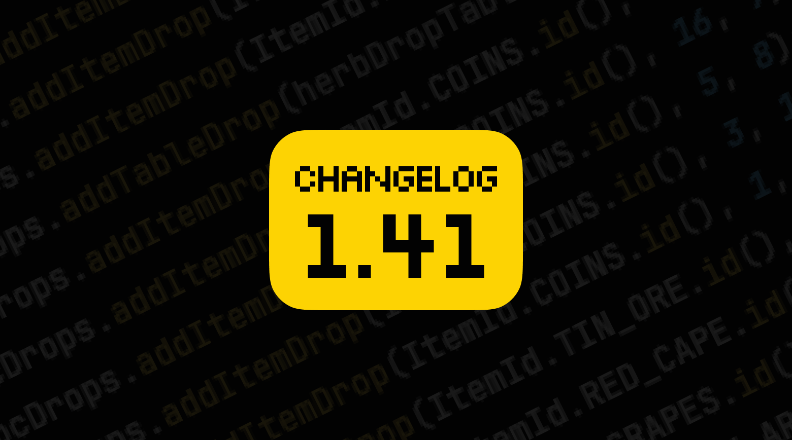 Changelog 1.41 image